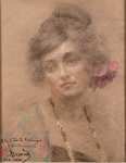 Besnard Paul Albert Portrait of a Woman - Hermitage